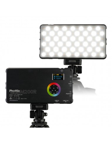 ANTORCHA LED MOBILE M200R RGB LIGHT PHOTTIX - P81419